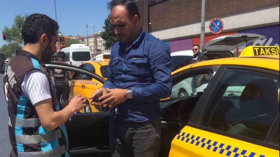 �stanbul'da taksicilere ceza ya�d�