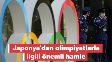 Japonya'dan olimpiyatlarla ilgili nemli hamle