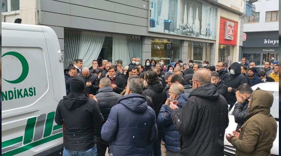 Kalp krizi geçiren sendikacıya acı veda