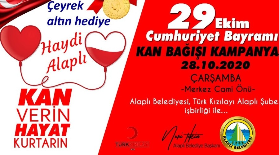 Kan bağışçılarına çekilişle çeyrek altın