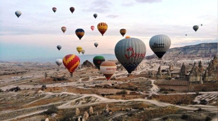 Kapadokya'y Ocak'ta 42 bin 560 turist ziyaret etti