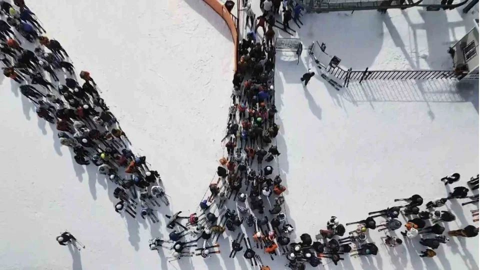 Kars'ta kaya��n� kapan Sar�kam��'a ko�tu