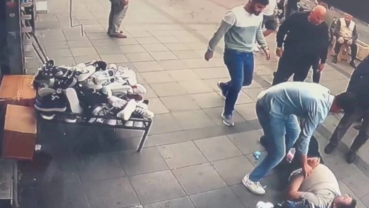 Kavga eden iki esnaf� ay�rmaya �al���rken vuruldu