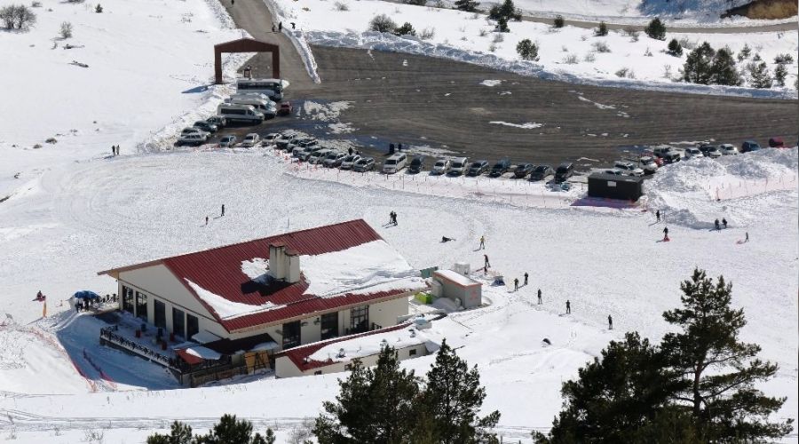 Keltepe Kayak Merkezi 10 bin kişi ağırladı