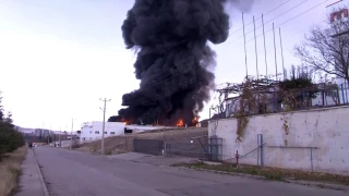 Krkkale'de kimya fabrikasnda yangn