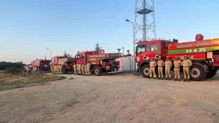 Komşudaki yangına Türkiye'den destek