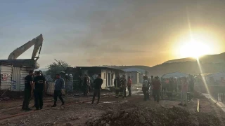 Konteyner yatakhane alevlere teslim oldu