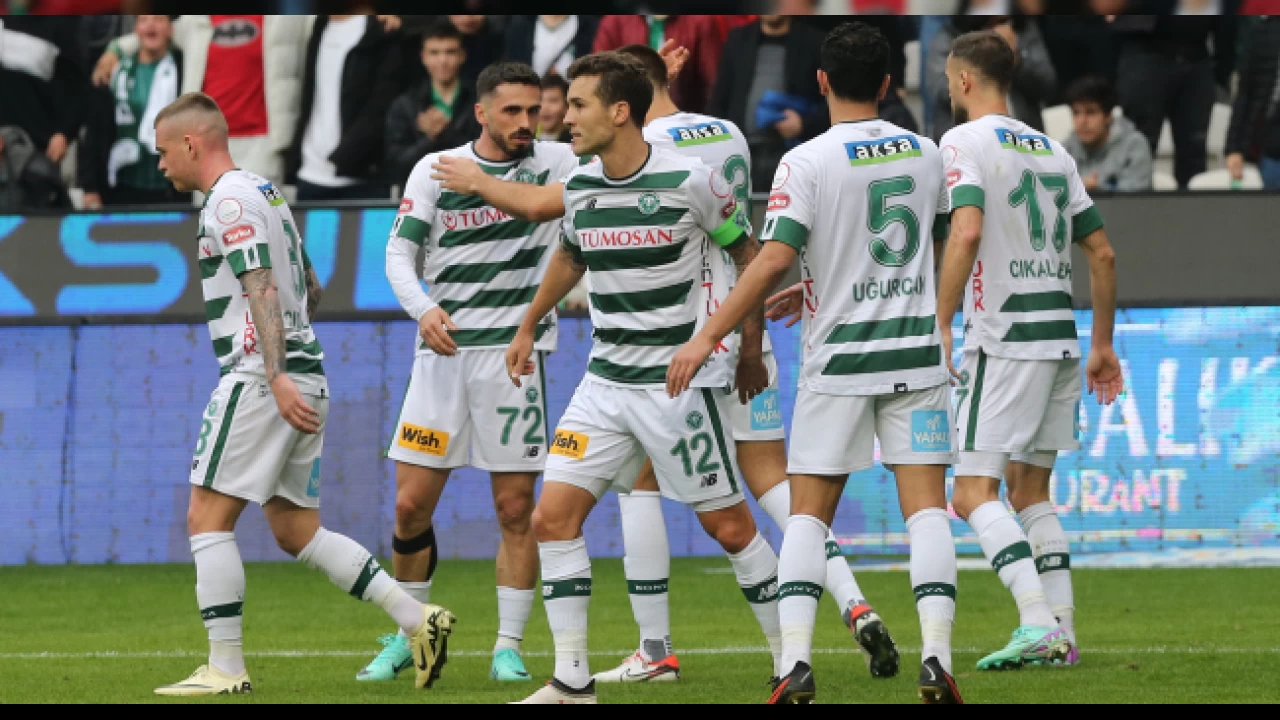Konyaspor'un galibiyet hasreti bitti