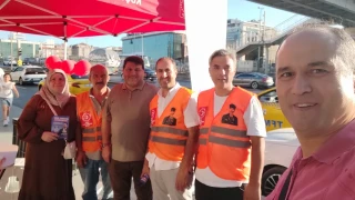 K���k�ekmece'de BTP r�zgar�: Be�yol Metrob�s Dura��nda yo�un ilgi 