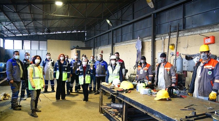Mamak Belediyesi personeline mesleki yeterlilik belgesi