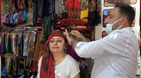 Mardin'e zg al balamas turistlerin ilgi oda oldu