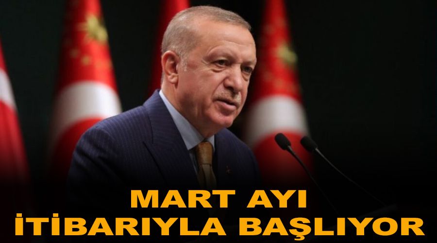 Mart ay� itibar�yla ba�l�yor