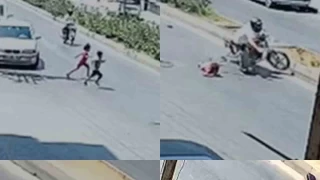Mersin'de motosikletlinin çarptığı 2 çocuktan biri öldü