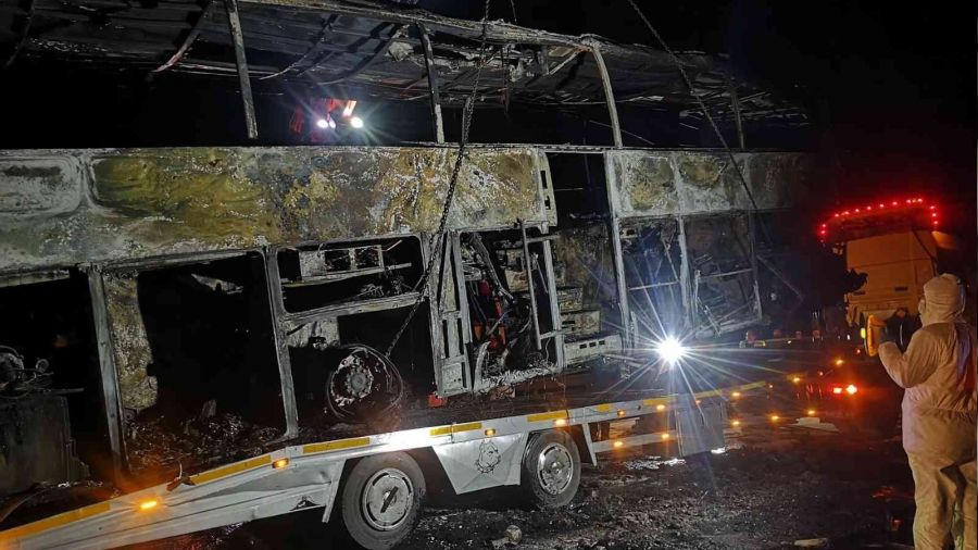 Mersin'de otobüs kazası: 2'si şehit 3 ölü, 33 yaralı