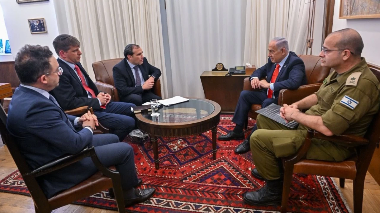 Netanyahu, ABD'li heyetten "Gazze plan" hakknda brifing ald