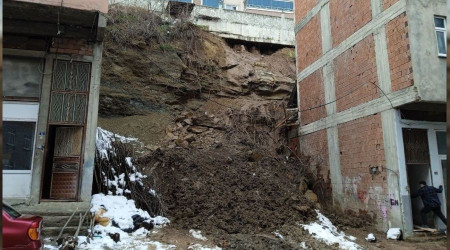Ordu'da heyelan hasara neden oldu