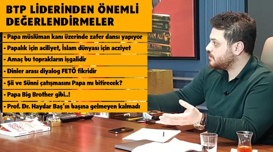 Papa Mslman kan zerinde zafer dans yapyor