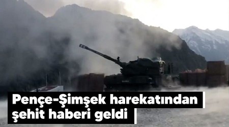 Pençe-Şimşek harekatından şehit haberi geldi
