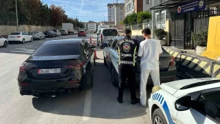 Pendik'te makas atan sürücüye para cezası