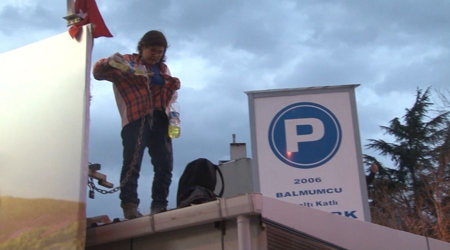 Polis ve itfaiye m�dahale etti