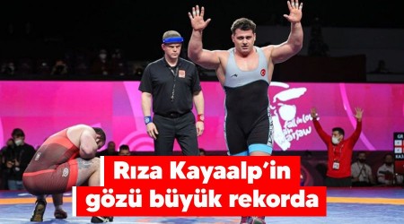 Rıza Kayaalp'in gözü büyük rekorda