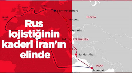 Rus lojistiğinin kaderi İran'ın elinde