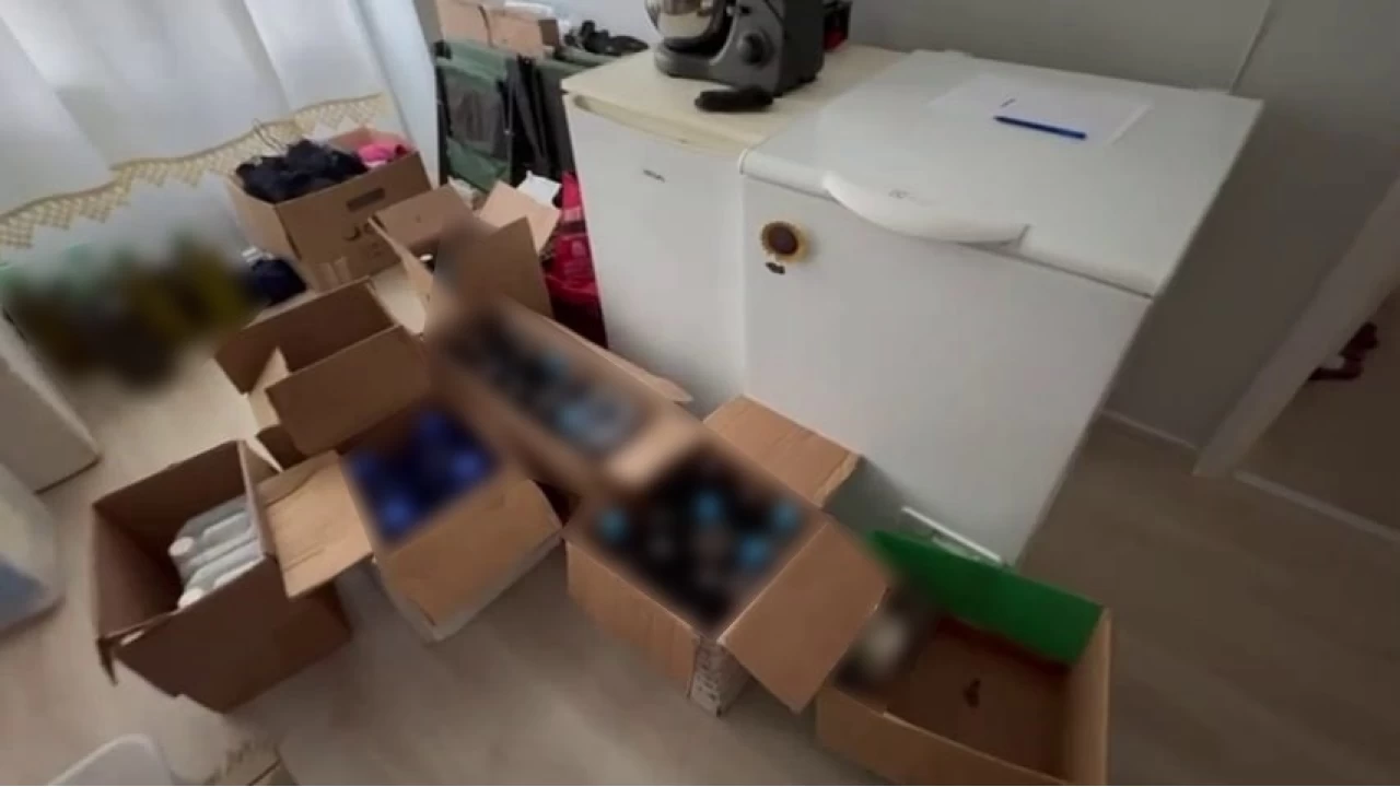 Sakarya'da bidon bidon sahte alkol ele geçirildi