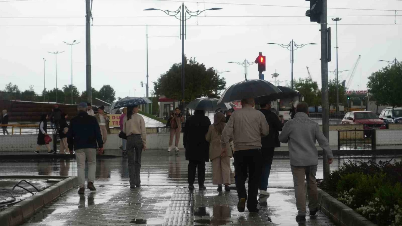 Samsun'da saanak ya etkili oldu