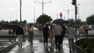 Samsun'da saanak ya etkili oldu