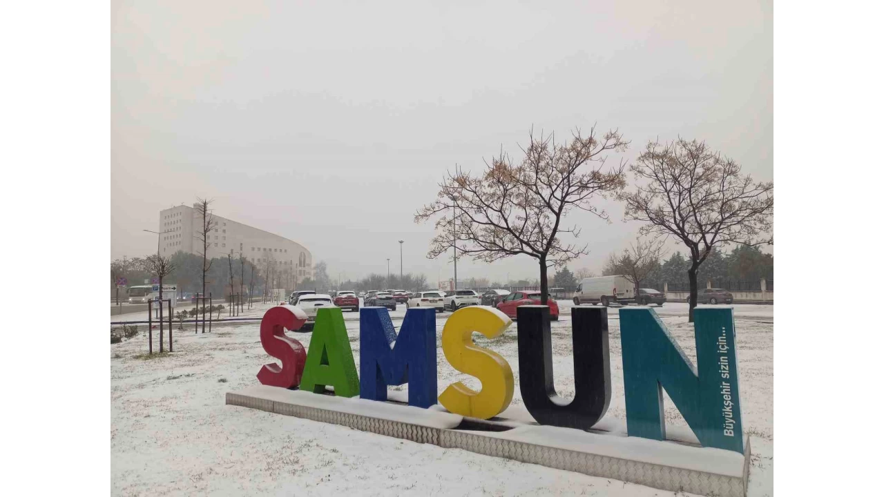 Samsun'da yoğun kar yağışı