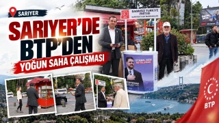 Sar�yer�de BTP�den yo�un saha �al��mas�