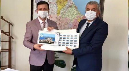 Sinop'un tanıtımı için posta pulu bastırıldı