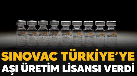Sinovac, Türkiye'ye aşı üretim lisansı verdi