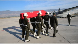 Tokat'ta ehit olan asker memleketine uurland
