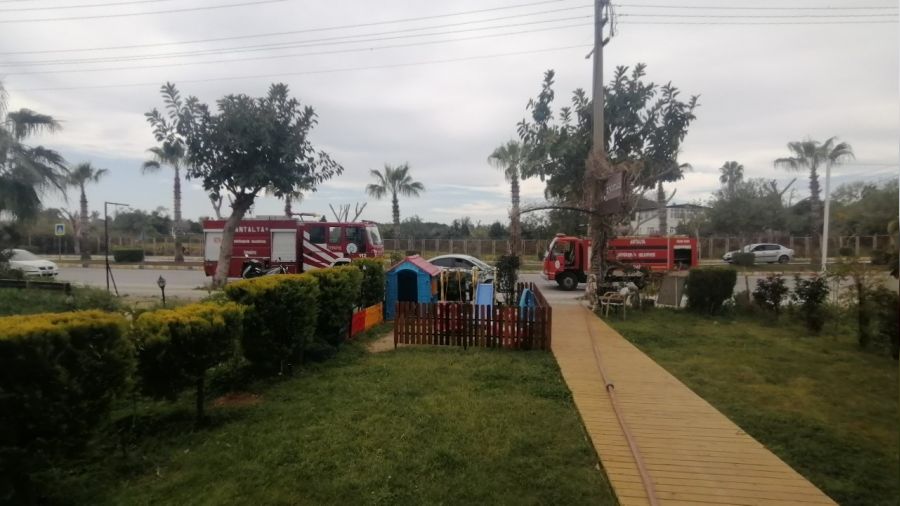 Tur firmas�nda ��kan yang�n korkuttu