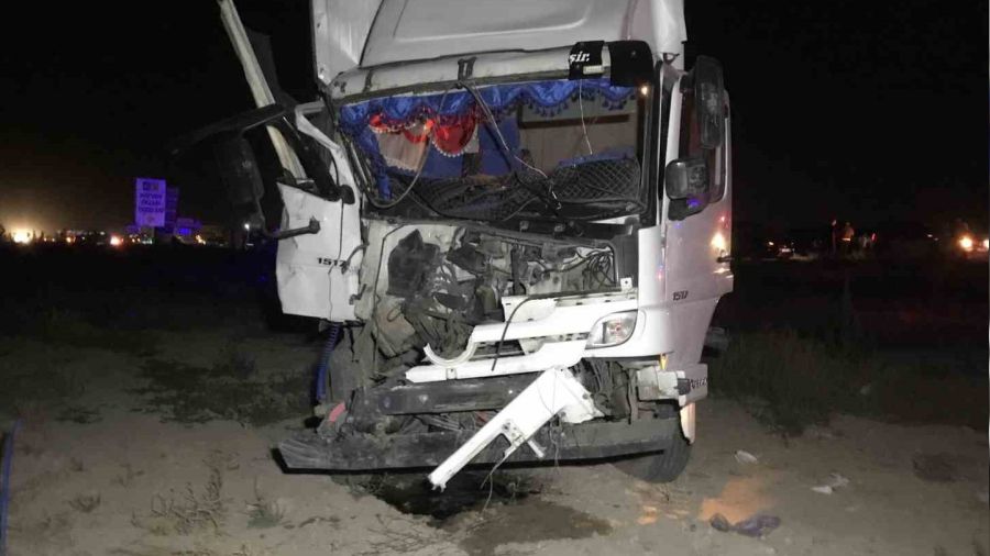 Yolcu indiren araca kamyon çarptı: Kasadan savrulan 2 kişi öldü, 8 kişi yaralandı