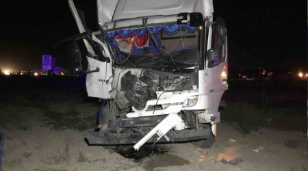 Yolcu indiren araca kamyon çarptı: Kasadan savrulan 2 kişi öldü, 8 kişi yaralandı