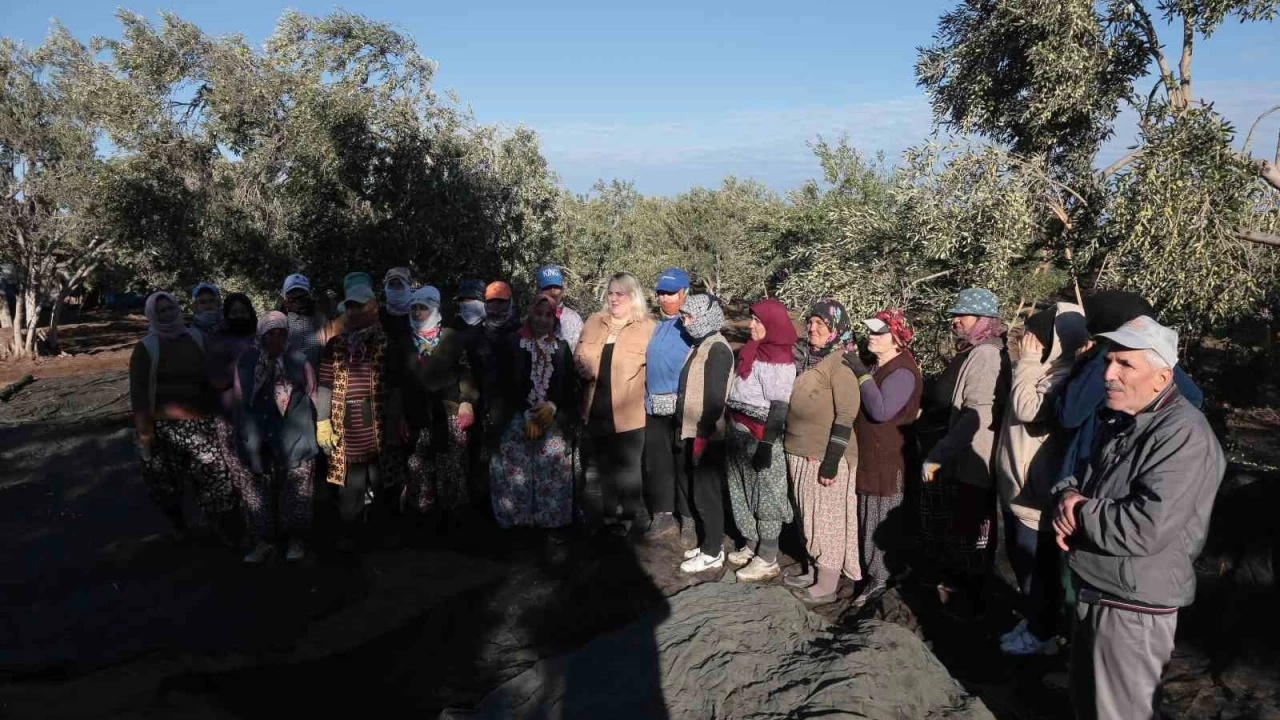Zeytin hasad dua ve hayr yemekleriyle balad
