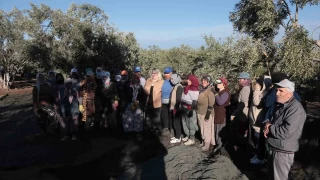 Zeytin hasad dua ve hayr yemekleriyle balad