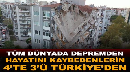 2020'de tüm dünyada 201 kişi depremden öldü, 168'i Türkiye'den