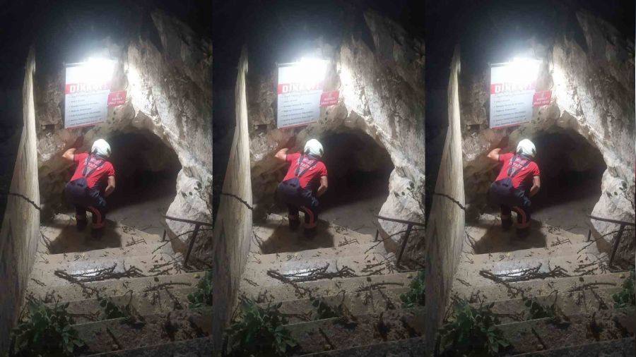 3 ki�i, Eshab-� Kehf ma�aras�nda mahsur kald�