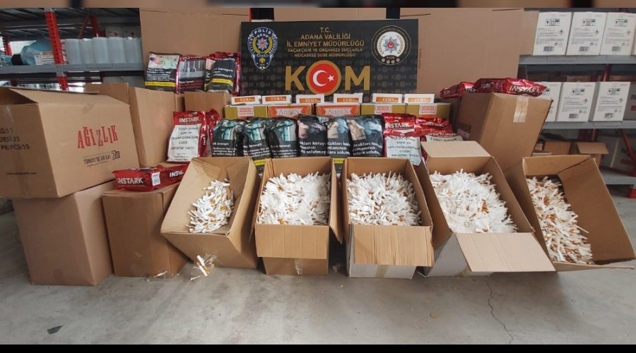 Adana'da 1 milyon liral�k ka�ak��l�k operasyonu