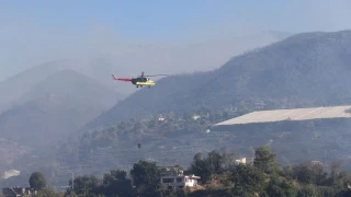  Alanya'daki orman yangnna mdahale sryor