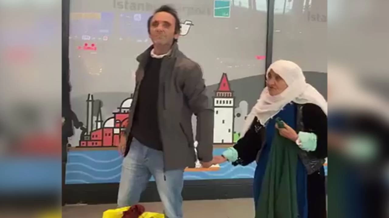 'Annem havaliman�nda rehin kald�' diyen video �eken ki�i savc�l�k ifadesinin ard�ndan serbest b�rak�ld�