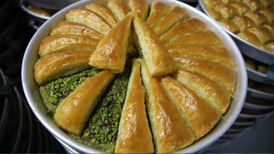 Baklavac�lar�n bayram yo�unlu�u ba�lad�
