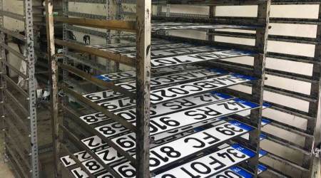 Bayrampaşa'da sahte plaka operasyonu