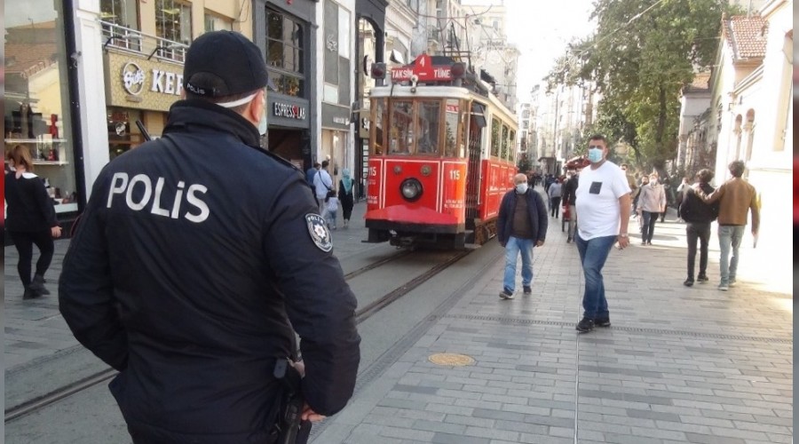 Beyo�lu'nda geni� kapsaml� korona vir�s denetimi