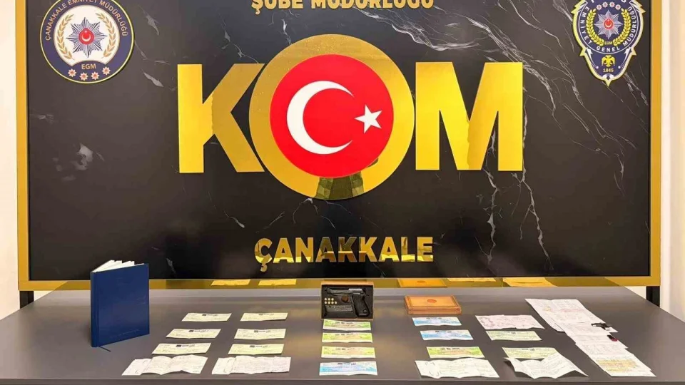 Biga'da tefecilik operasyonu: 2 tutuklama