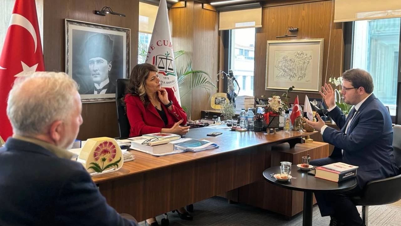 BTP'nin İBB adayı Erdoğanyılmaz, İstanbul Barosu'nu ziyaret etti