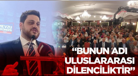 “Bunun adı uluslararası dilenciliktir”